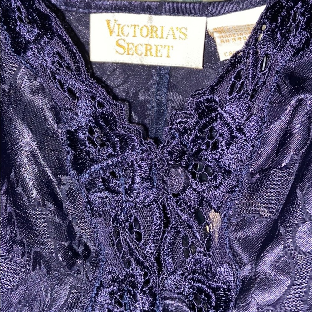 VTG Victorias Secret Lingerie Nightie L Gold Label - Picture 2 of 7